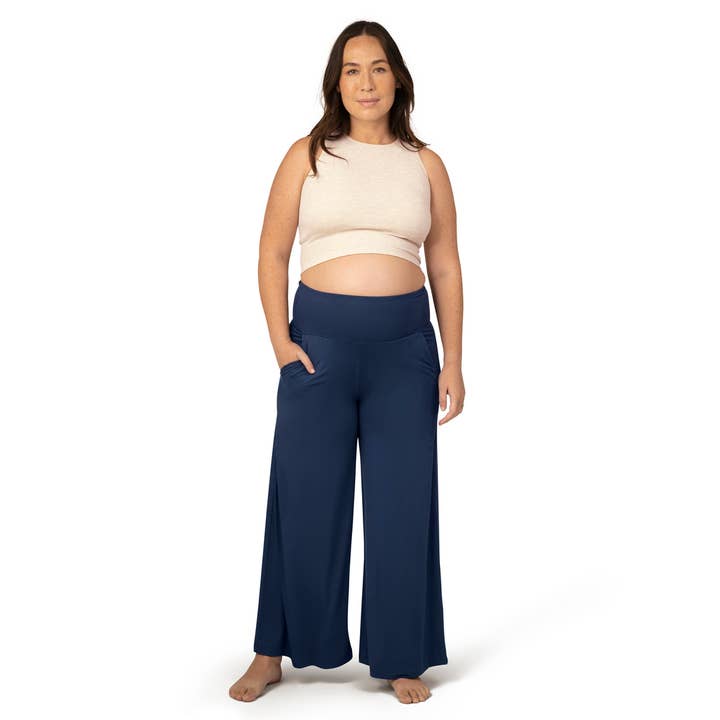 Kindred Bravely - Wholesale Lounge Sweatpants/Joggers - Women's - Bamboo Wide Leg Maternity & Postpartum Lounge Pant7