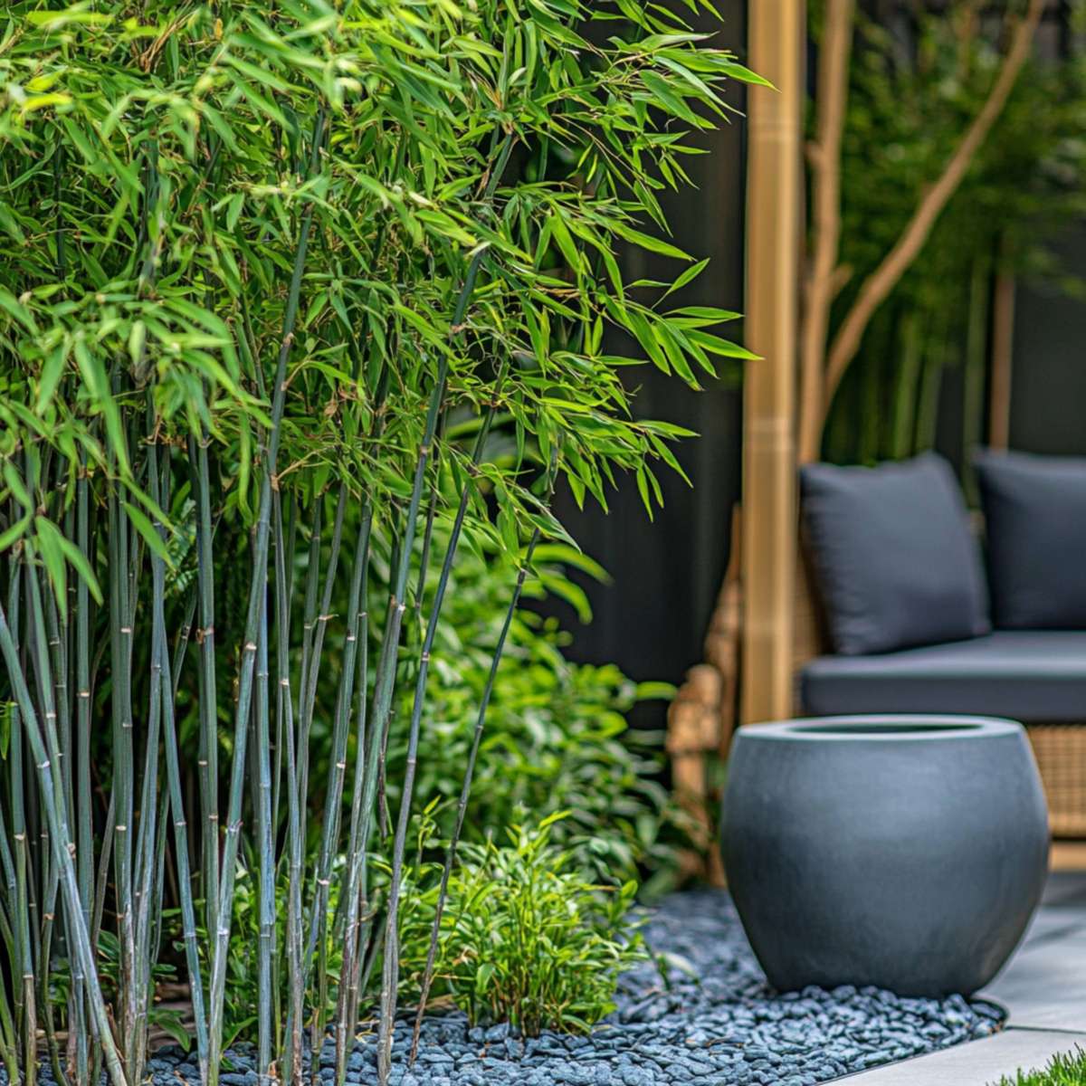 Oasis of Life - Wholesale Live Plant - Bamboo – 2 Plants – Fargesia Papyrifera ‘Blue Dragon’ – Height 30–40cm – Evergreen & Non-invasive Bamboo – Hardy to –20°C – Ideal for Garden, Terrace & Hedge – Ø13cm6