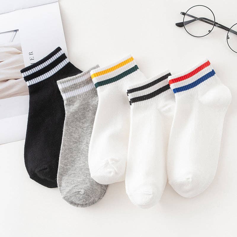 Sweetkama – wholesale Socks – Women's – Ladies EverydayColor Stripe Knit Socks SKAS500262