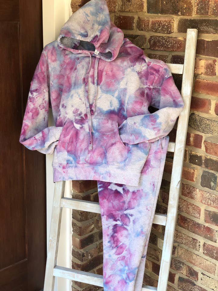 Lichtgrijs sweatsuit voor wholesale door Just About Dyed