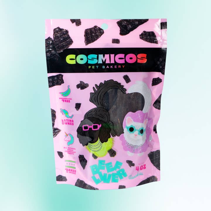 Dehydrated Beef Liver Treats – Single-Ingredient Snackies Protein Boost for Cats & Dogs for wholesale by Cosmicos Pet Bakery