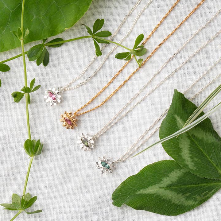 Amanda Coleman Jewelry - Wholesale Pendant/Charm Necklace - Marquise flower necklace2