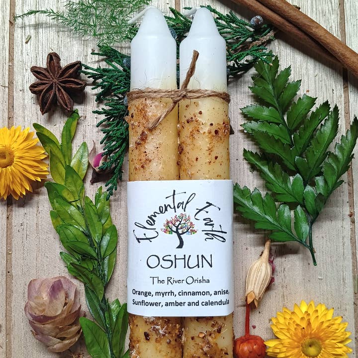 Oshun Herbal Intention 6 inch Candles and other Purchase Wholesale oshun. Free Returns & Net 60 Terms on Faire trending on Faire.