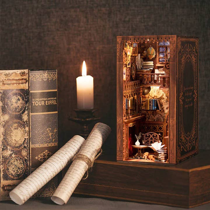 DIY Book Nook Kit - Eternal Bookstore for wholesale by Figured'Art (UK)