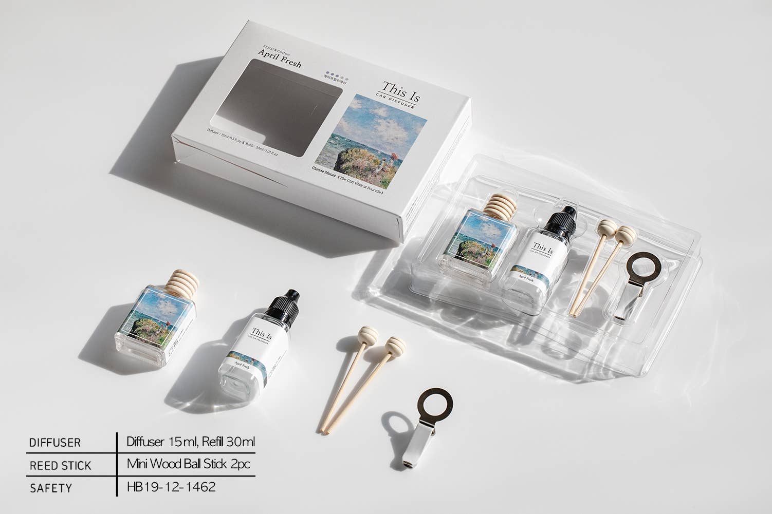 Every Reason – Großhandel Auto-Lufterfrischer – Unisex – Every Reason Auto-Duftclip mit Diffuser-Stick und Nachfüllset6