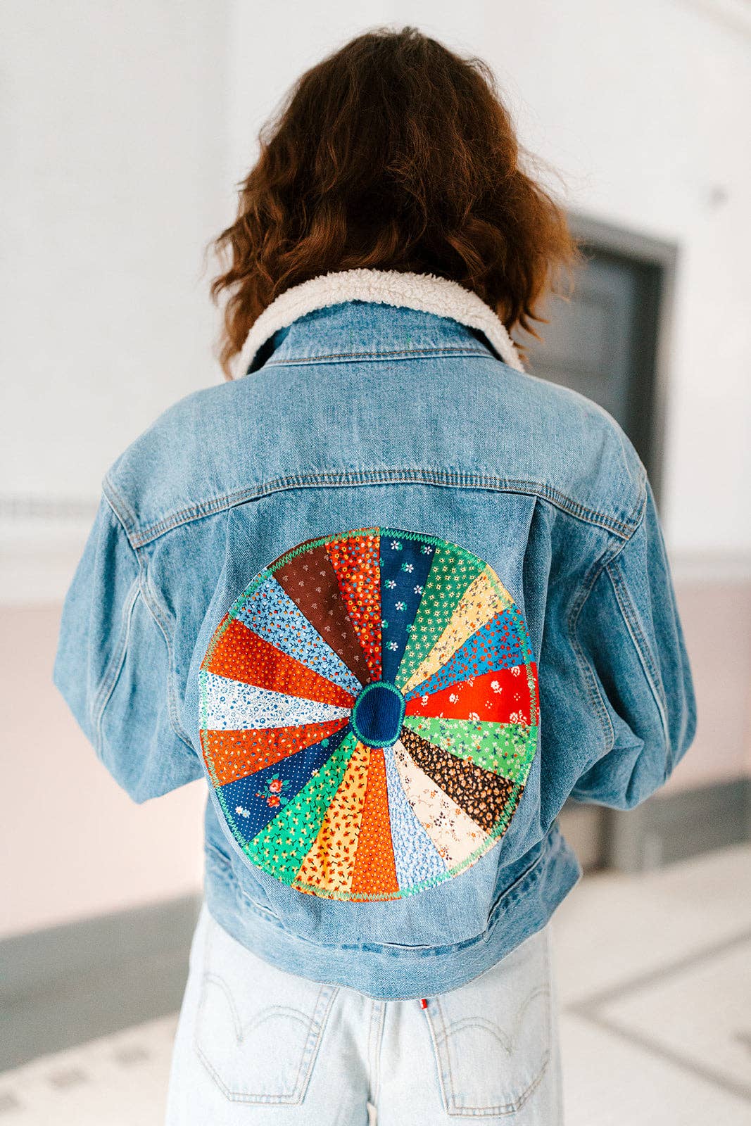 Create Good Company - Wholesale Denim Jacket - Women's - Patchwork Jacket-X Small2