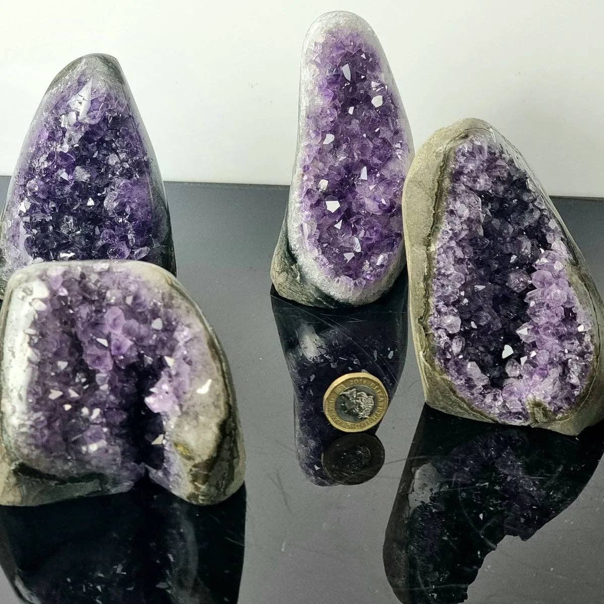 Distinction Crystals - Wholesale Spiritual Stone/Crystal - Uruguayan Polished Amethyst Geode A 451-600g2