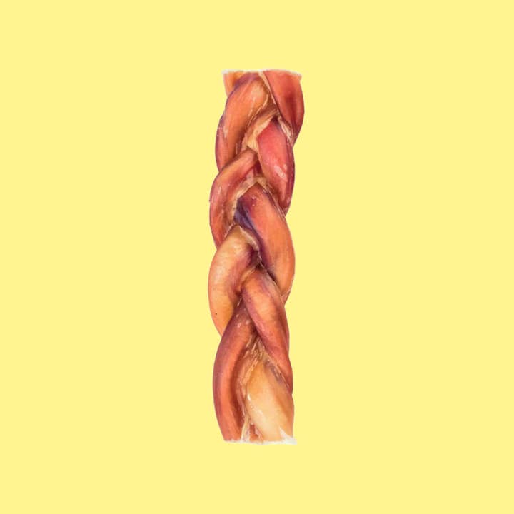 Woofpak Dog Bakery - Wholesale Pet Treats - Dog - Braided Beef Bully Sticks