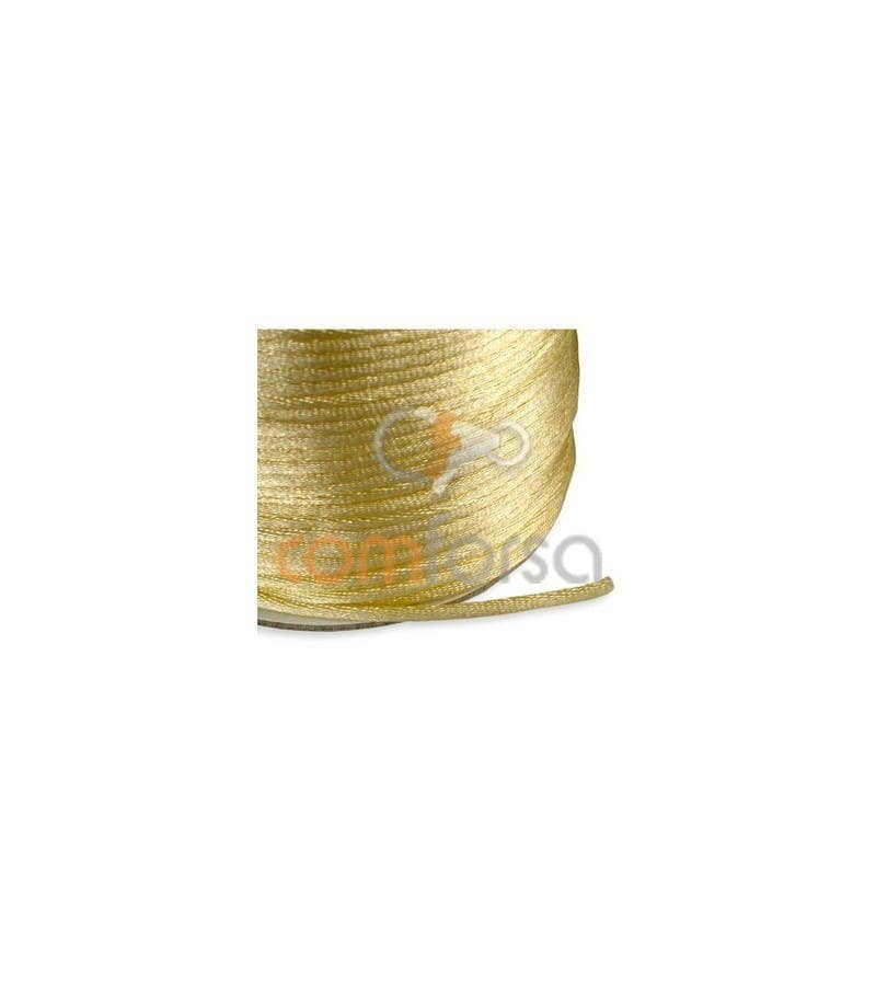 COM FORSA SL - Wholesale Craft Supplies - Cream Coloured Satin Cord 2Mm0