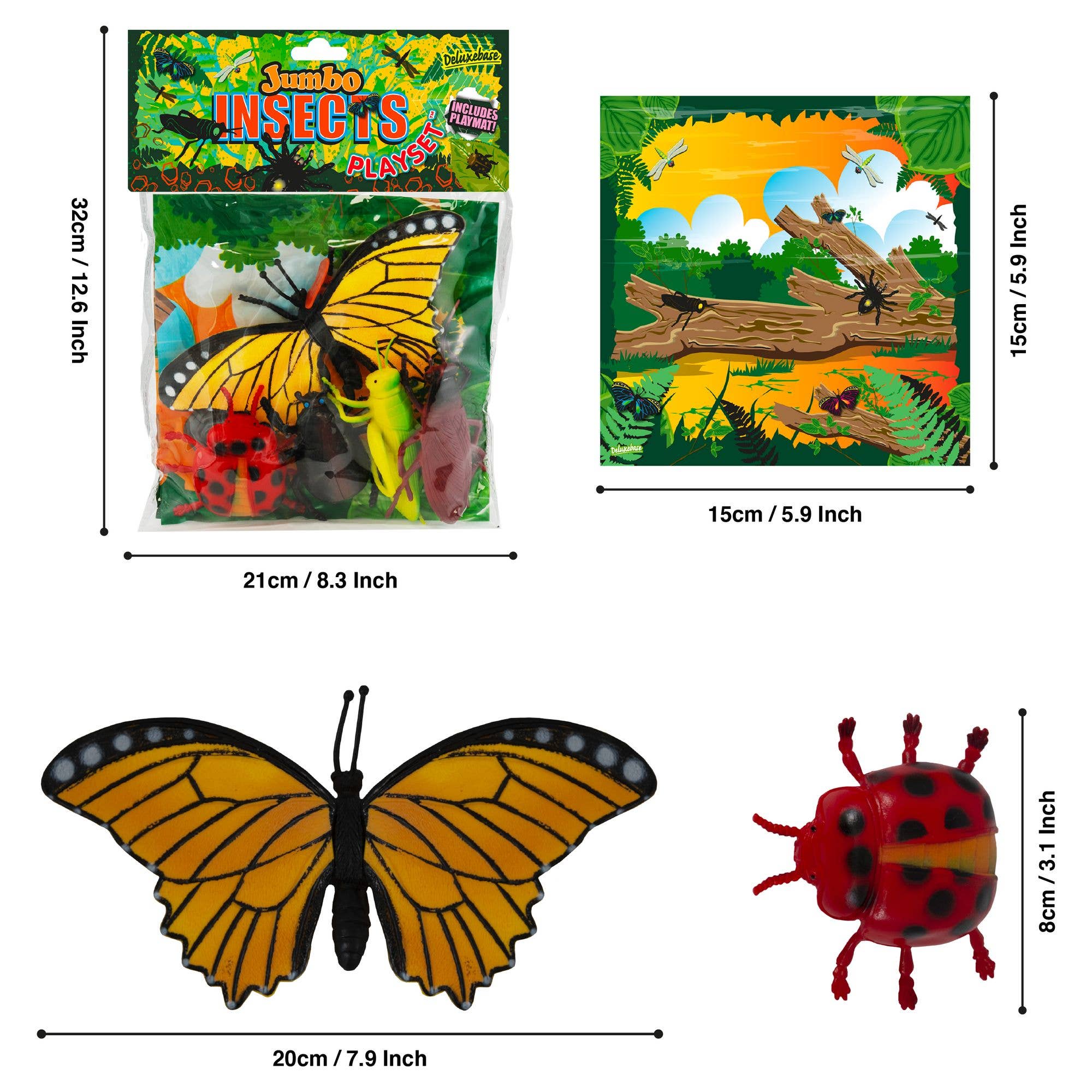 Deluxebase – wholesale Toy set – Kids – Jumbo Playsets - Insects Figurines Set2