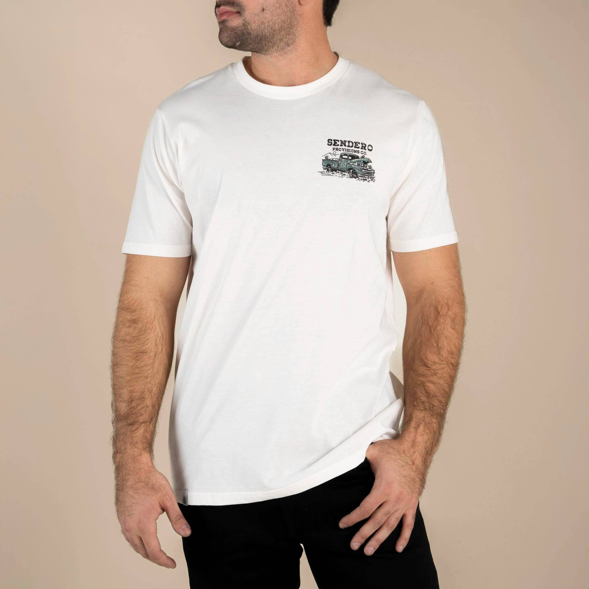 Vintage White Few Parts T-Shirt for wholesale on Faire4