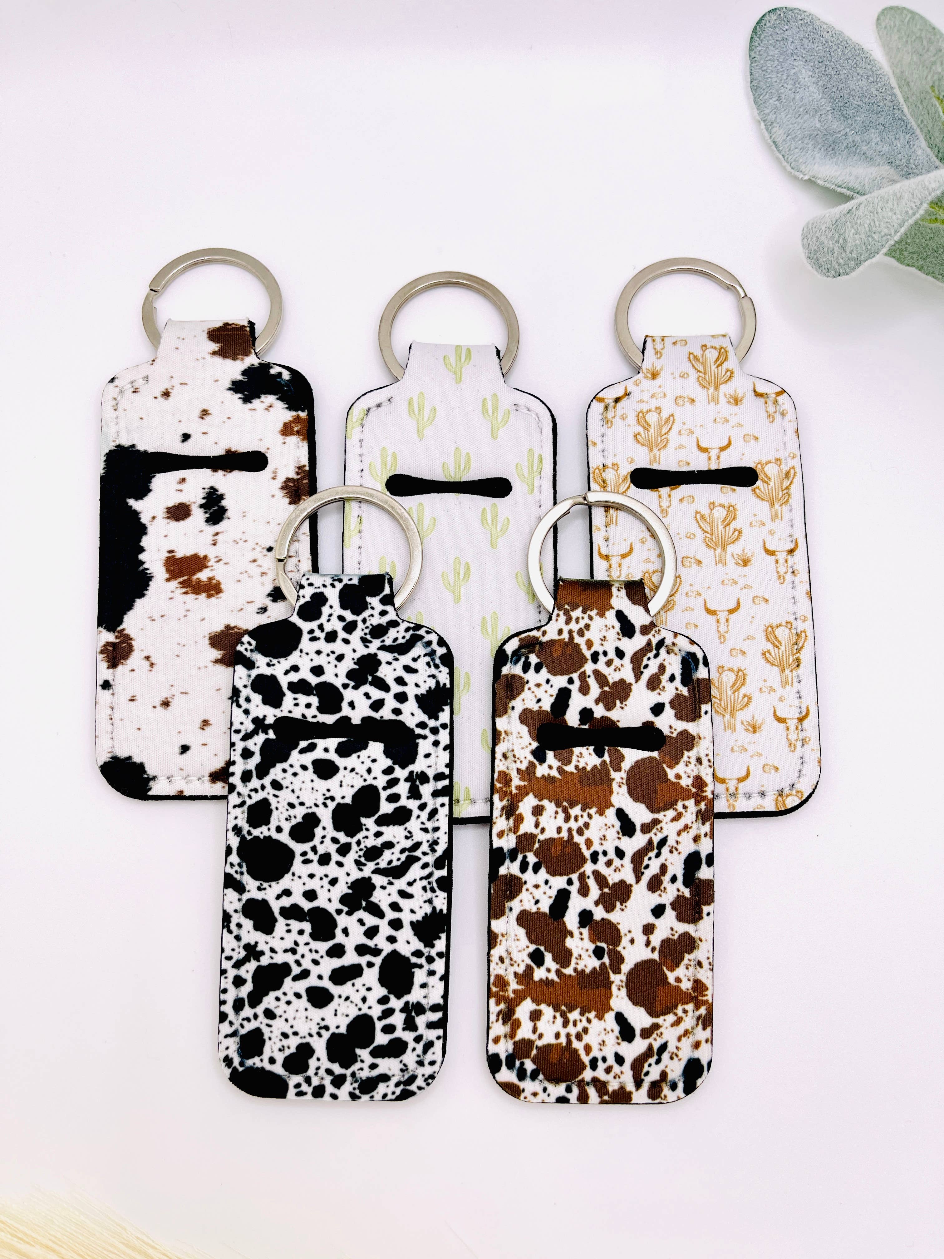 MarissaDDesigns - Wholesale Keychain - Women's - Western Keychain For Chapstick Holder | Lip Balm Holder  Key9