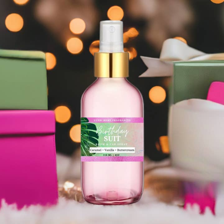 Födelsedagskostym Rum- & Bilspray för wholesale av Luxri Home Fragrance