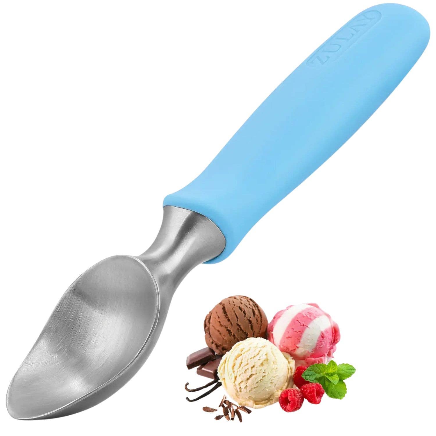 Zulay Kitchen - Wholesale Ice Cream Scoop - Ice Cream Scoop - Stainless Steel With Non Slip Handle8