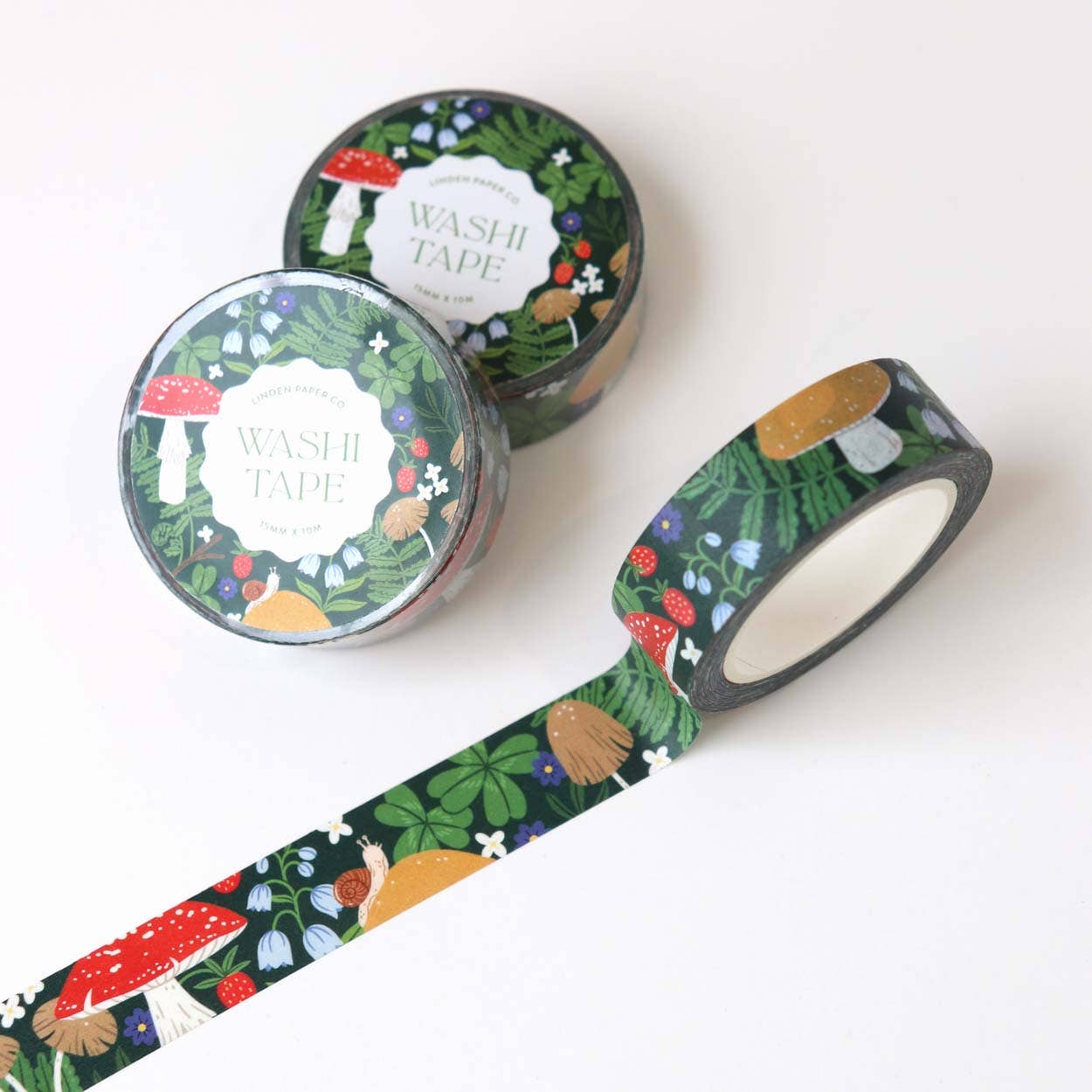 Linden Paper Co. - Wholesale Washi Tape - Mushrooms Washi Tape4