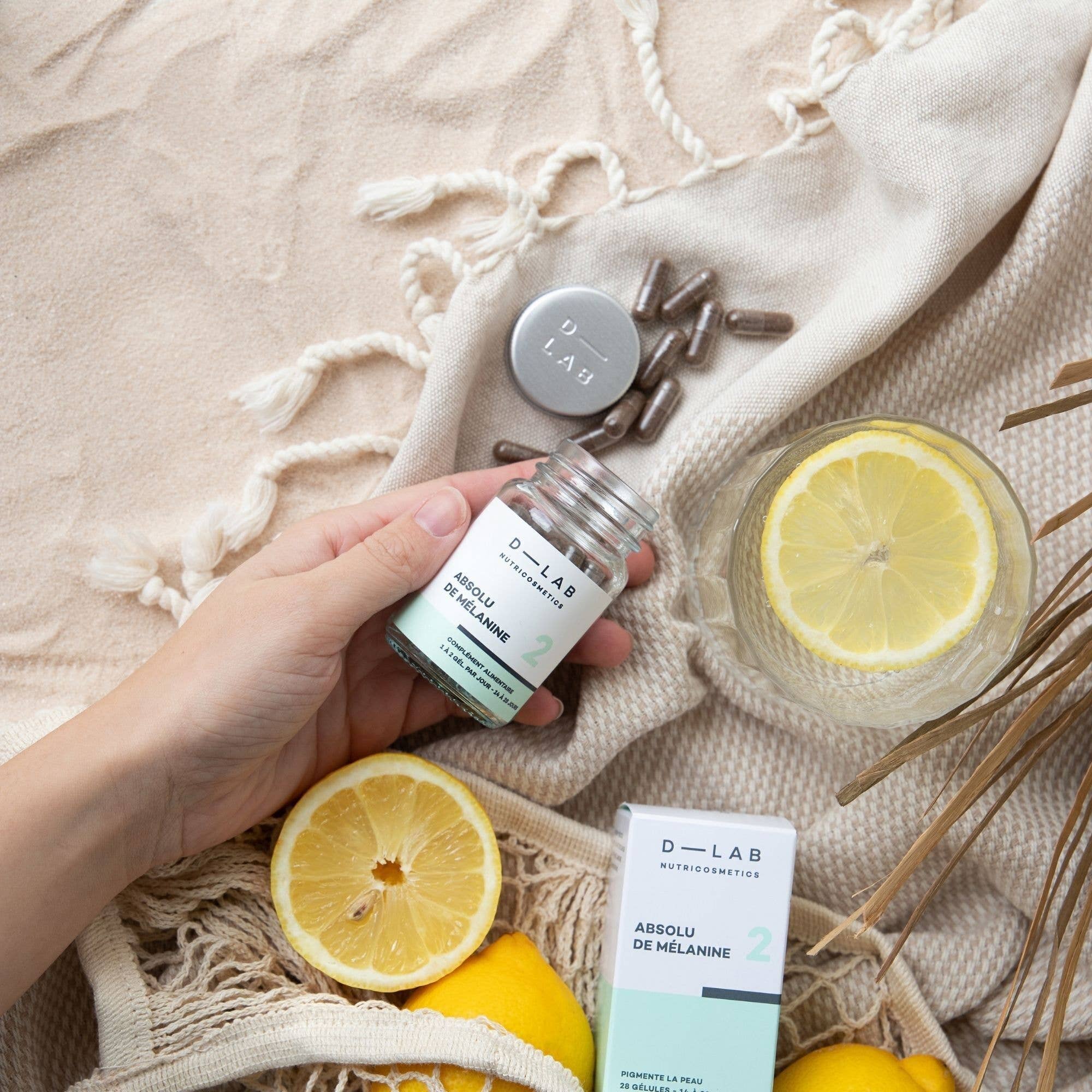 D-LAB NUTRICOSMETICS – Engroshandel Kosttilskud og vitaminer – MELANIN ABSOLUTE - Pigmenterer og intensiverer solbrændthed3