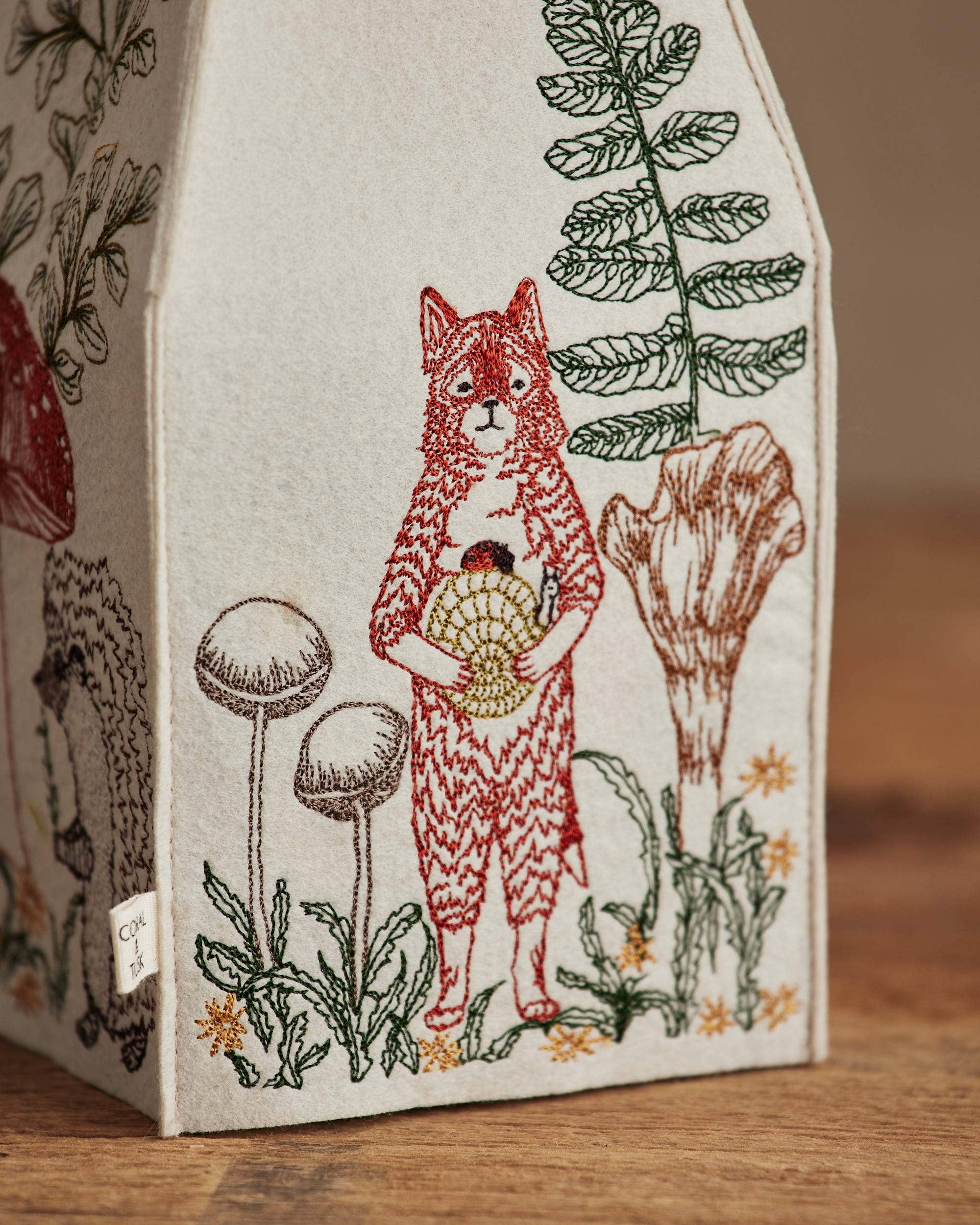 Coral & Tusk - Wholesale Tissue Box - Mushrooms and Ferns Tissue Box Cover2