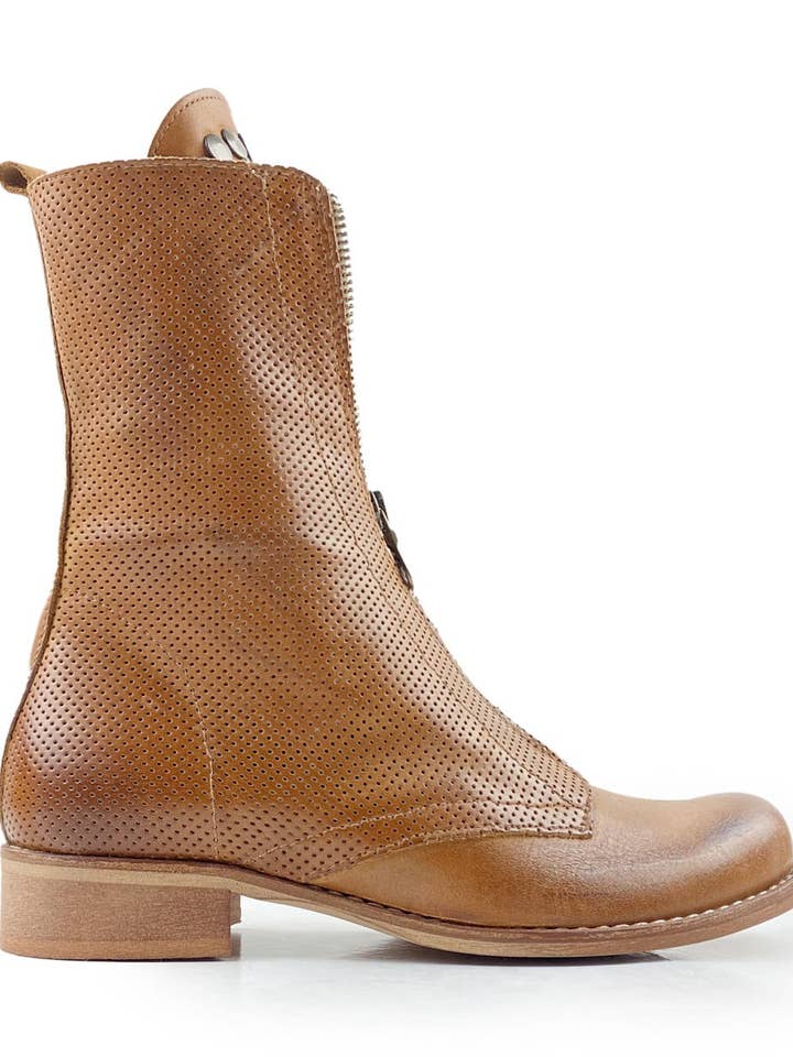 ROMA Nubuck leren enkellaarzen voor wholesale door Eccellenza Donna