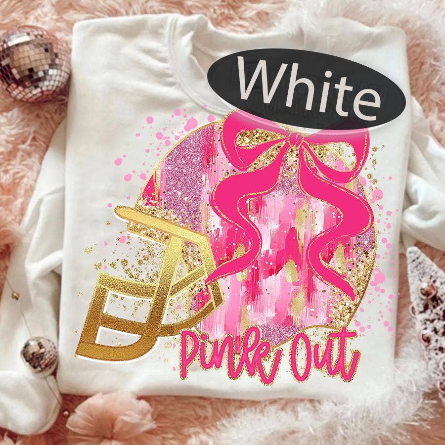 CVH DREAMY LTD – wholesale T-shirt (graphic) – women's – Football Helmet Coquette Tee, Preppy Pink Football Sweater1