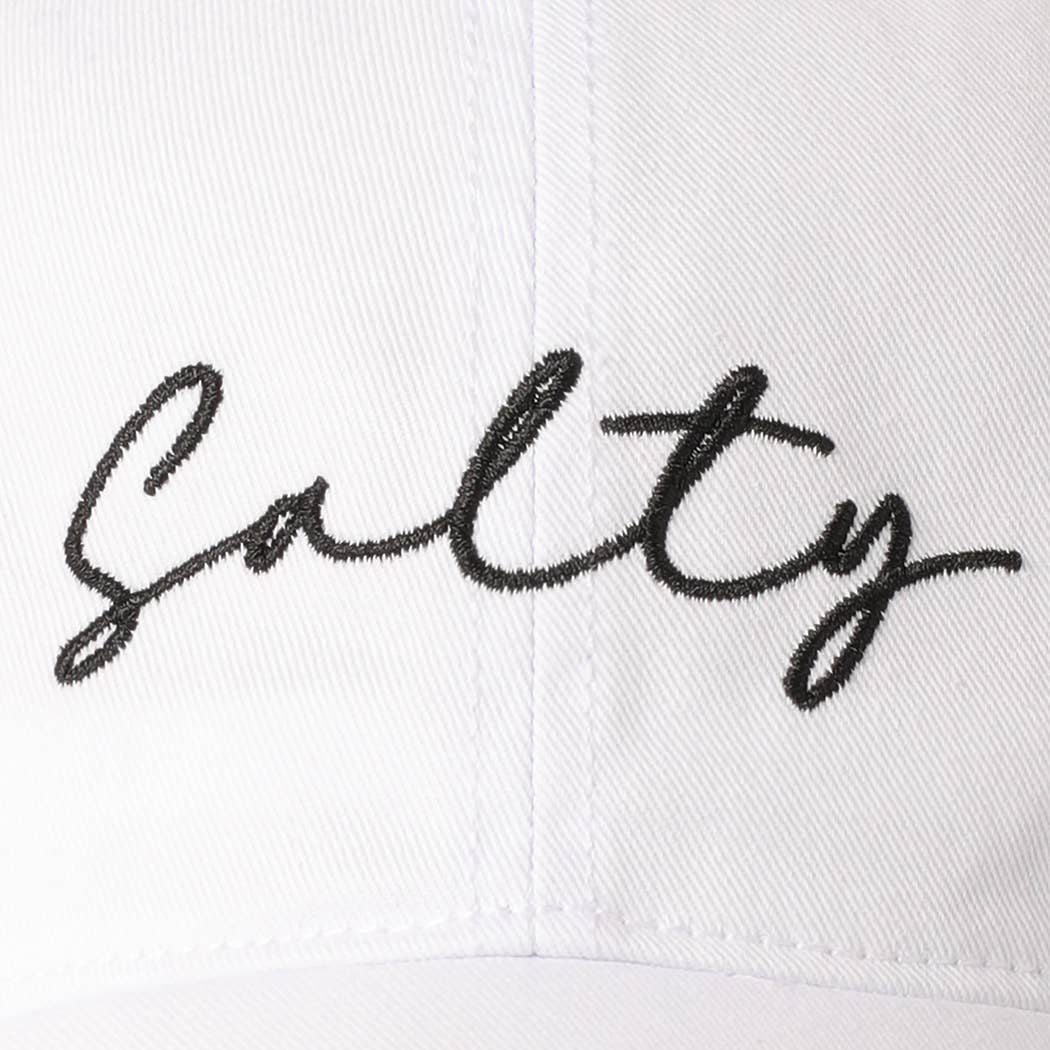 Fashion City - Wholesale Baseball Cap - Women's - Salty Lettering Embroidery Baseball Cap19