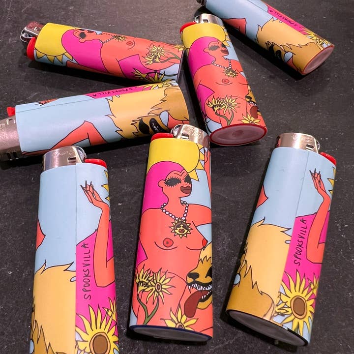 Spooksvilla - Wholesale Lighter - Sun Lion Lighter1