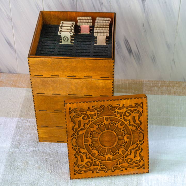 Box for bobbins (spools) thickness 3mm PB-036 for wholesale by Embroidery craft