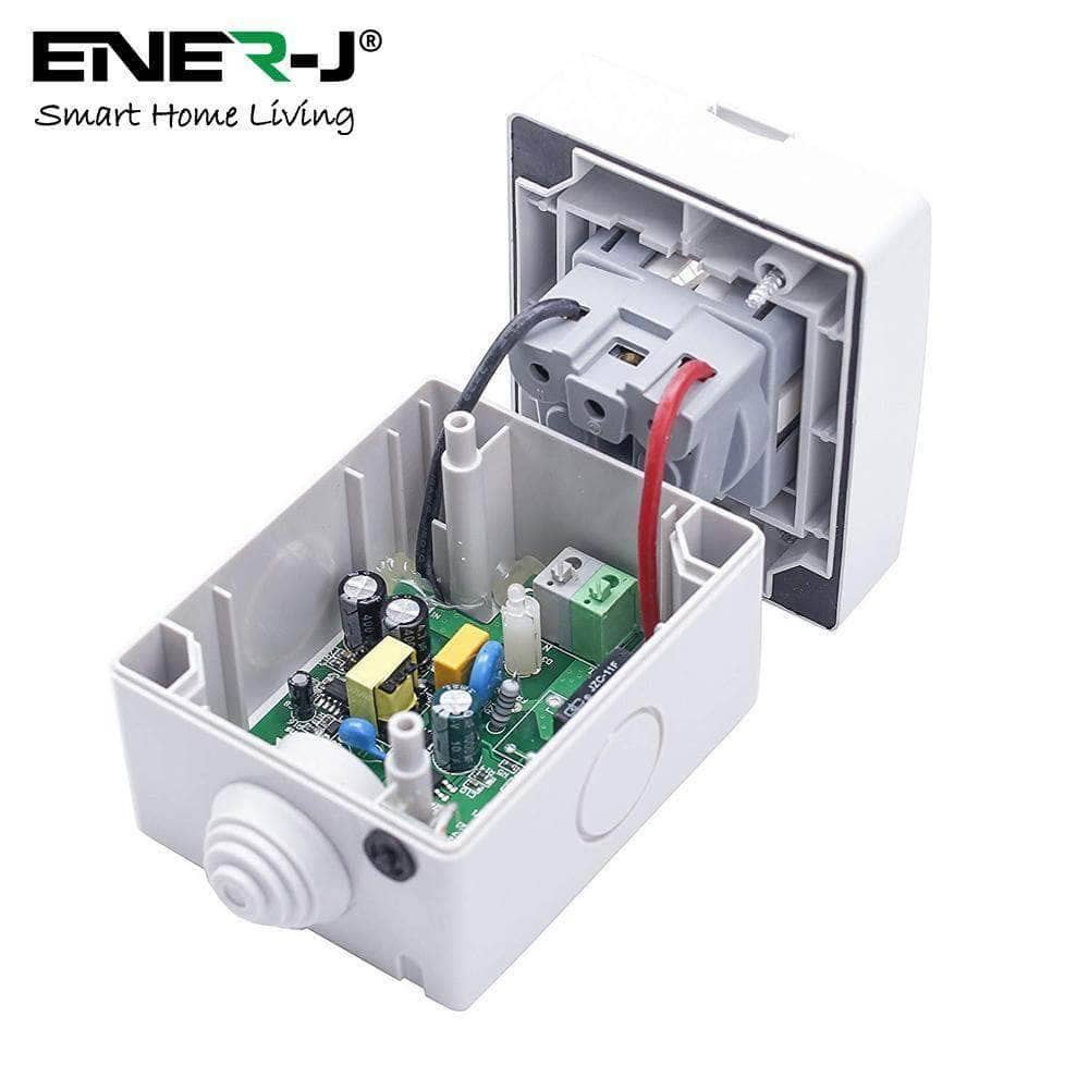 ENER-J – wholesale Outdoor/lawn light – Smart 1 Gang 13a Wifi Weatherproof Outdoor Socket4