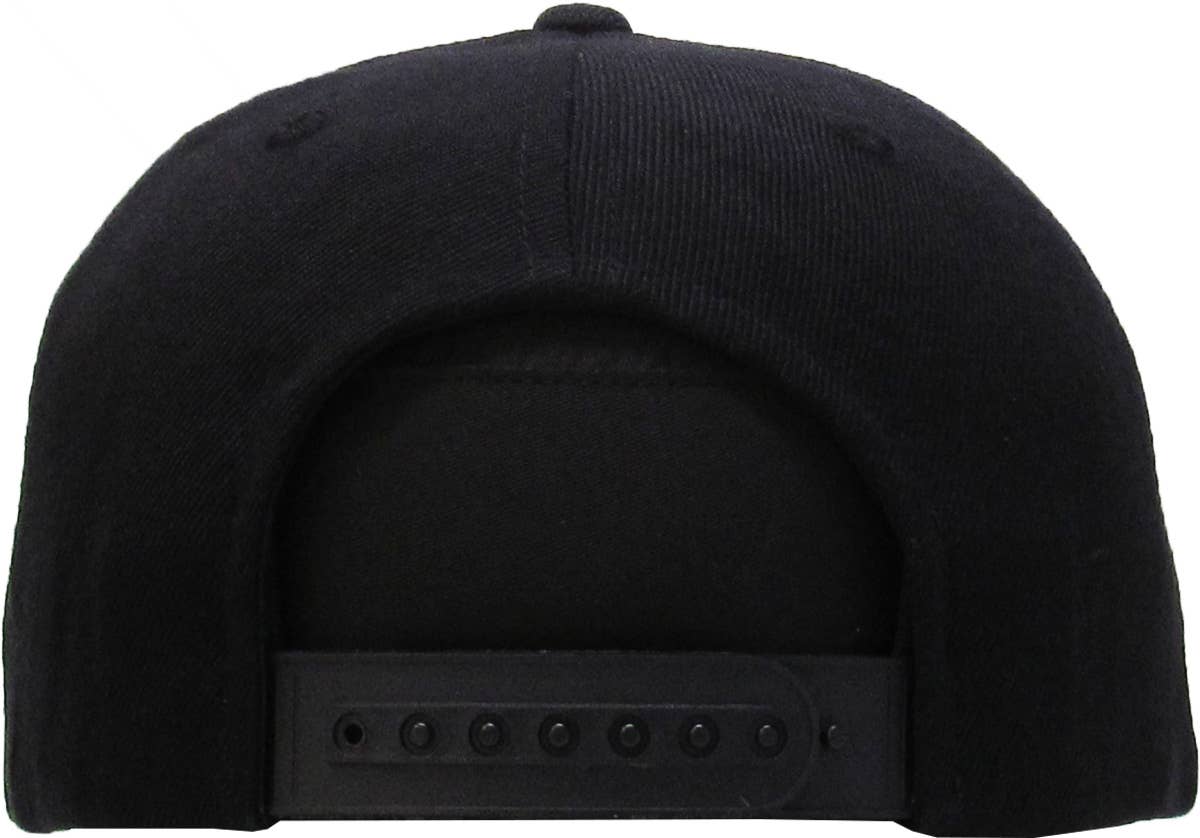 KBETHOS - Wholesale Flat Brim Cap - Men's - Wool Blend Snapback3
