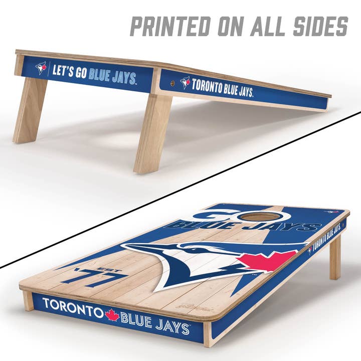 Skip's Garage - Wholesale Cornhole - Toronto Blue Jays 2x4 Pro Cornhole Boards2