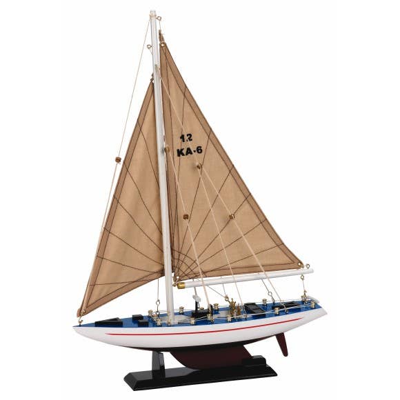 Nauticalia – wholesale Decorative tabletop object – Racing Yacht, 30cm0