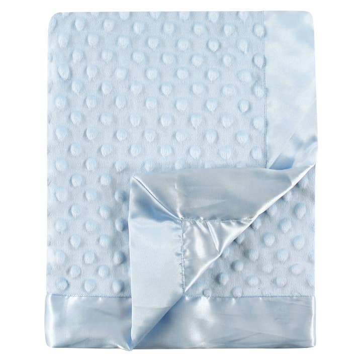 BabyVision - Wholesale Bedding Blanket - Kids & Baby - Hudson Baby Plush Mink Blanket, Powder Blue