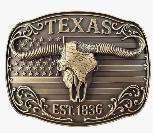 SimpleNGreat - Wholesale Belt Buckle - Unisex - Texas Long Horn Belt Buckle 18240