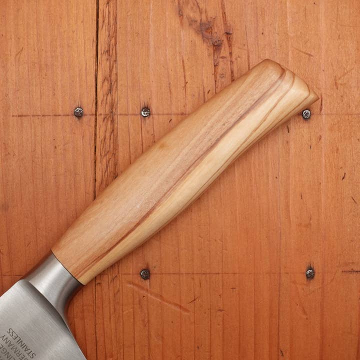 Bernal Cutlery - Wholesale Kitchen/Utility Knife - Friedr Herder Madera 6" Santoku Forged Stainless Olive 1/2 Bolster2