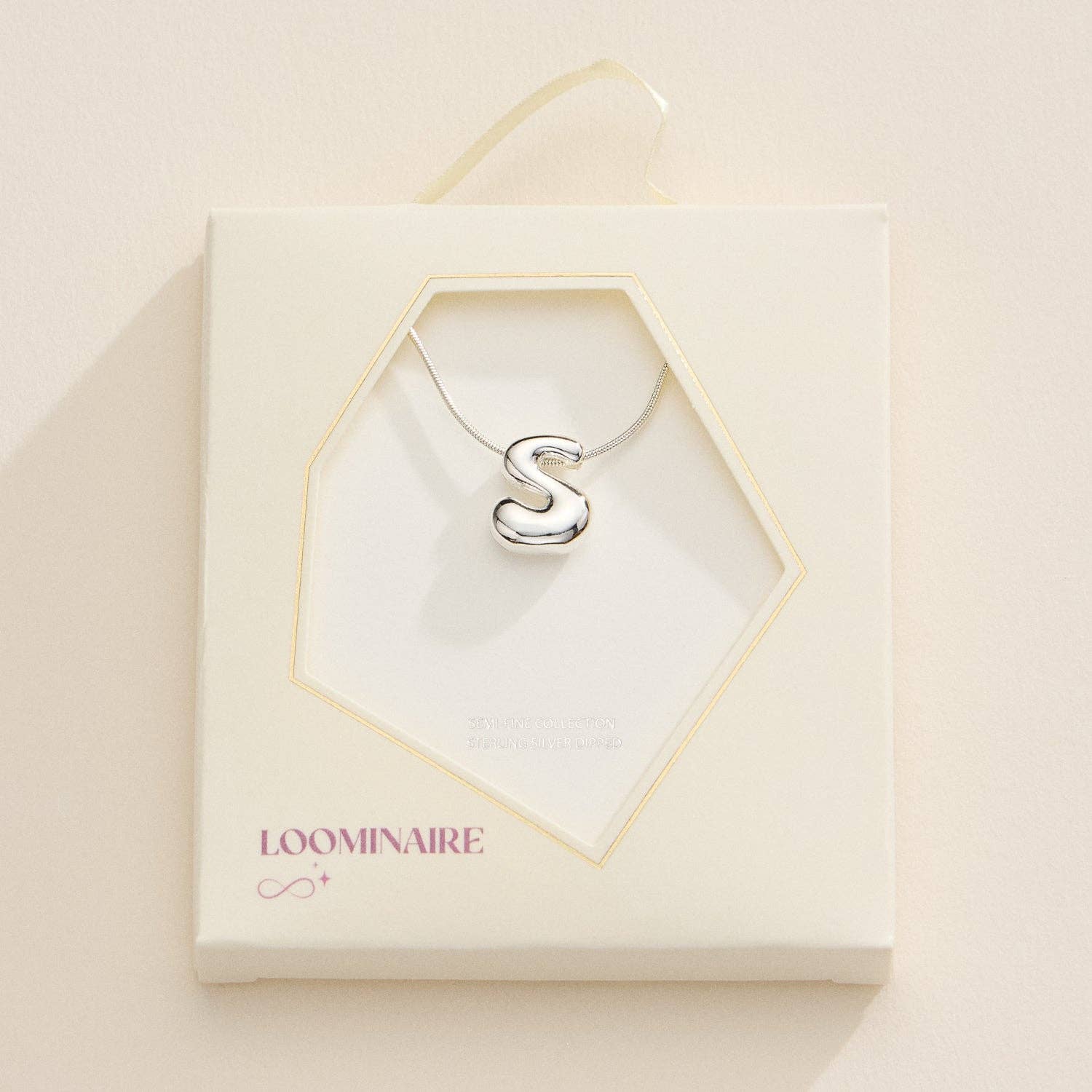 Frem - Wholesale Pendant/Charm Necklace - 16 Assorted 18K Gold Dipped Bubble Initial Necklace33