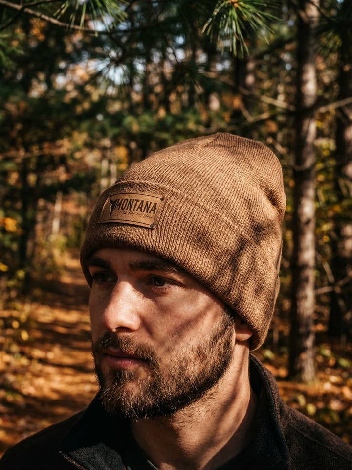 Montana the last beast place steer beanie for wholesale by BRIARANDSPHINX