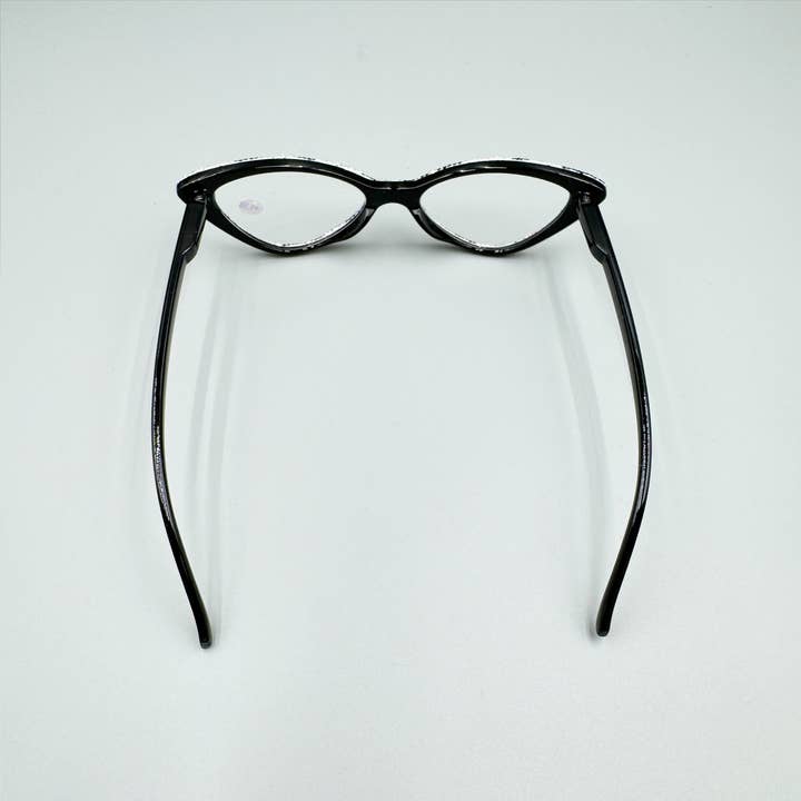 Ole - Wholesale Eyeglasses - Women's - Handmade Zebra Printed Rhinestone Readers Eyeglasses