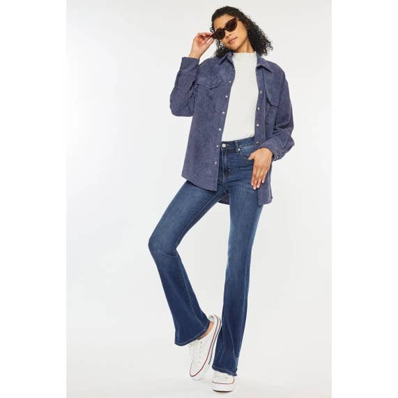 AB And Company - Wholesale Jeans - Dames - KanCan Constance Bootcut-jeans met hoge taille2