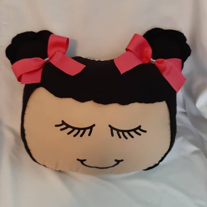 Kimani Kids - Wholesale Pillow/Cushion - Kids & Baby - Afro puff pillow with inside pocket