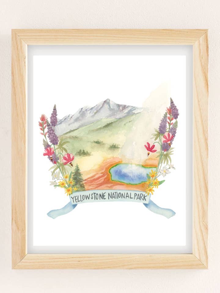 Parque Nacional de Yellowstone para venta al por mayor de Sierra McGuire Art