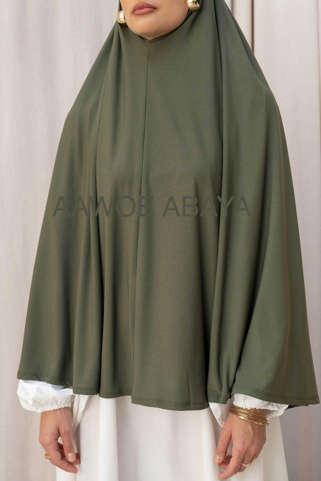 Aawoe Abaya - Wholesale Hijab - Dames - Elegante khimar met lange mouwen - 2418-KH46