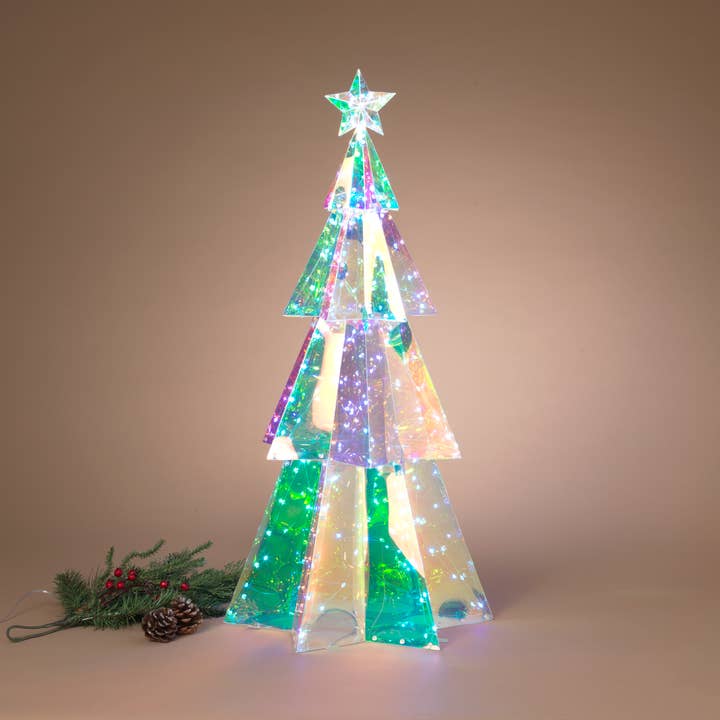 Gerson Christmas 23.6"H UL Electric Outdoor Lighted Holograp for wholesale by The Gerson Companies