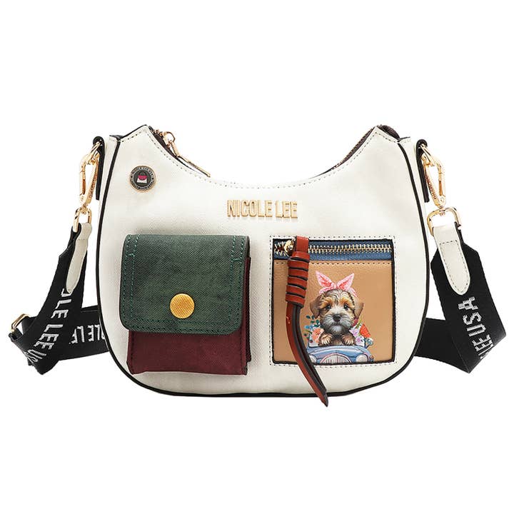 P17104 MALA A TIRACOLO COLORBLOCK por atacado de M&M HANDBAGS, LLC.