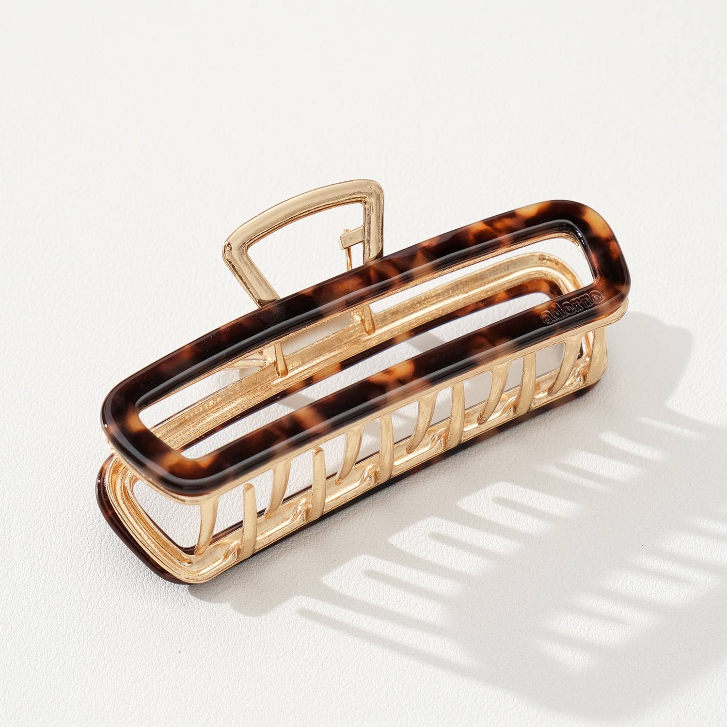 Assorted Harlow | Medium Hollow Rectangle Metal Claw Clip for wholesale on Faire11