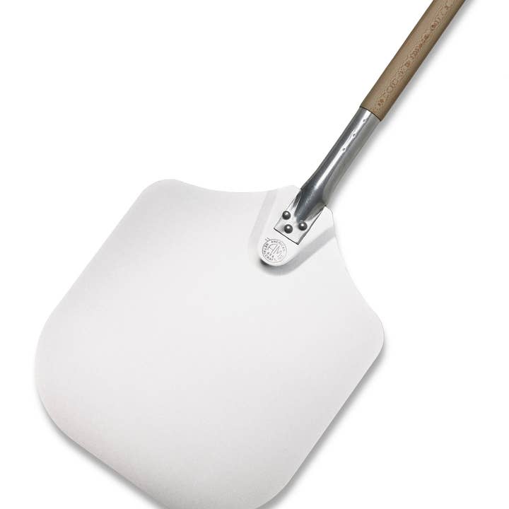 Kitchen Supply Wholesale - Wholesale Pizza Wheel - Kitchen Supply 14-Inch x 16-Inch Aluminum Pizza Peel with Wood Handle4