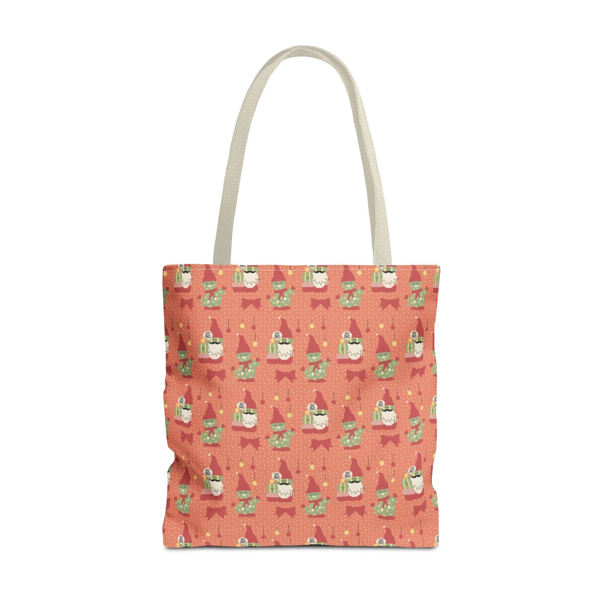 Happythings76 - Wholesale Tote Bag - Women's - Christmas Cactus Gnome Gift Tote Bag — Cute Holiday Carry-All 🎁✨8