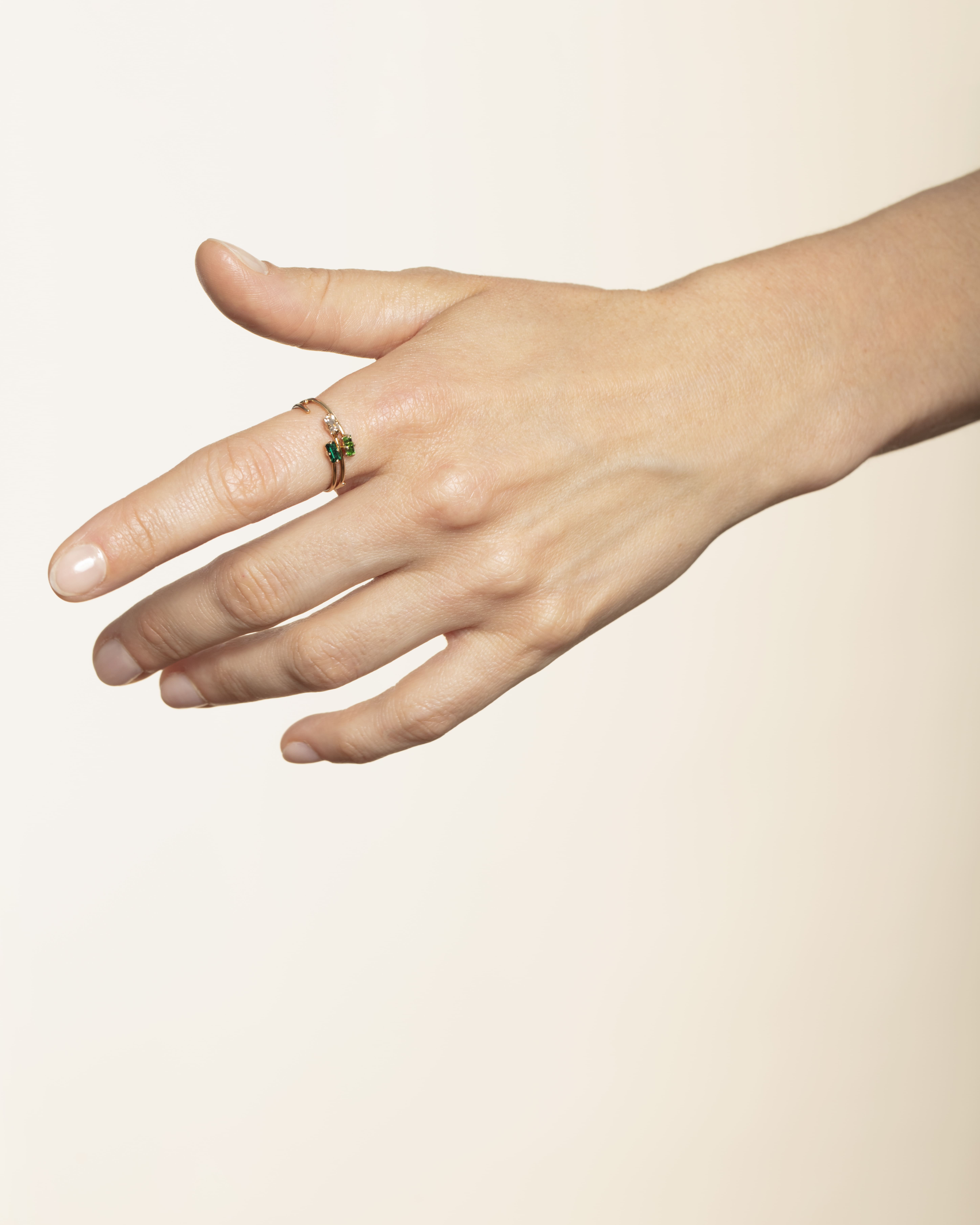 April Please - Wholesale Band/Stacked Ring - JULES adjustable ring 4