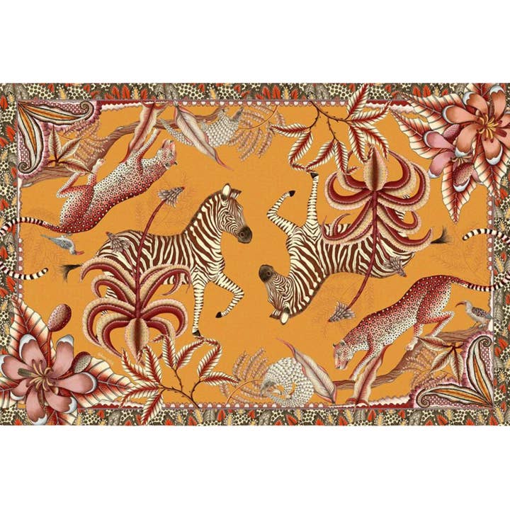 Pangolin Park Tablecloth - Flame for wholesale by Ngala Trading