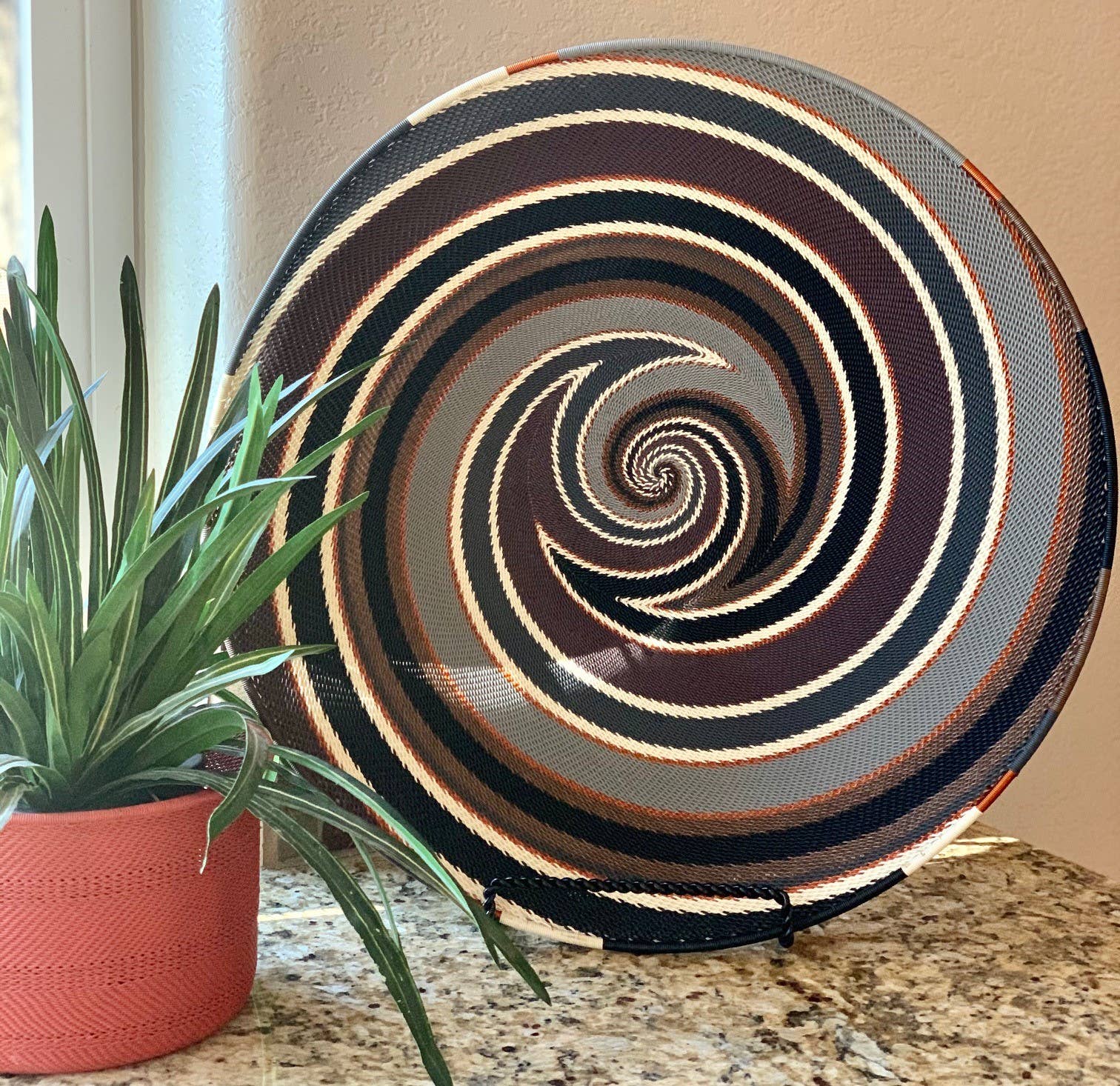 Bridge for Africa - Vente Assiettes/plats/bols de décoration - TW Collection - Brume grise6