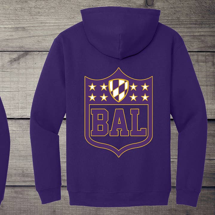 Sudadera con capucha Baltimore Shield para venta al por mayor de Artopia