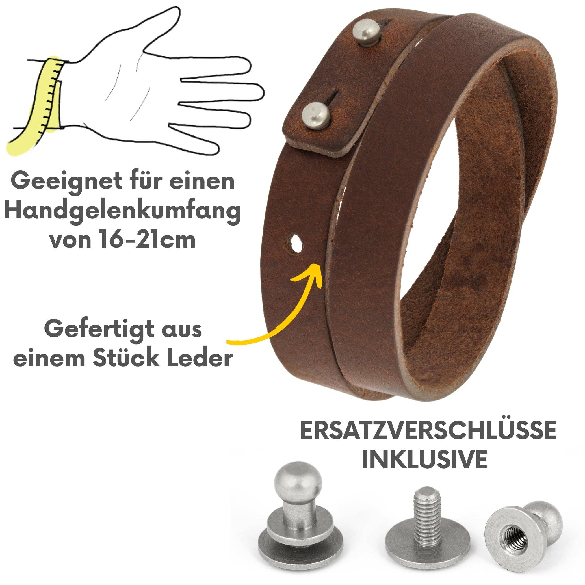 Simaru - Venta al por mayor Brazalete - Pulsera de cuero con tachuelas13